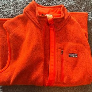 Orange Patagonia Vest size Large